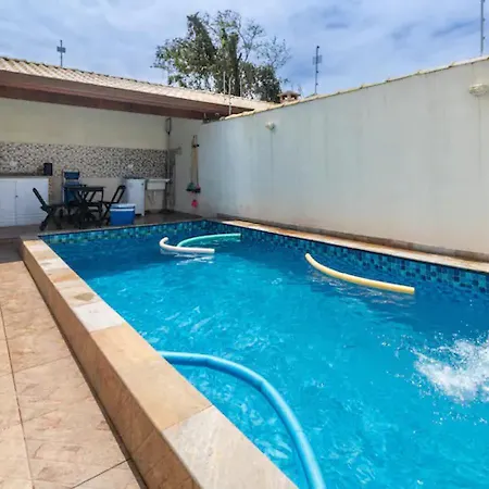 Casa Nova Na Praia Com Piscina E Area De Churrasco Itanhaem Exterior photo